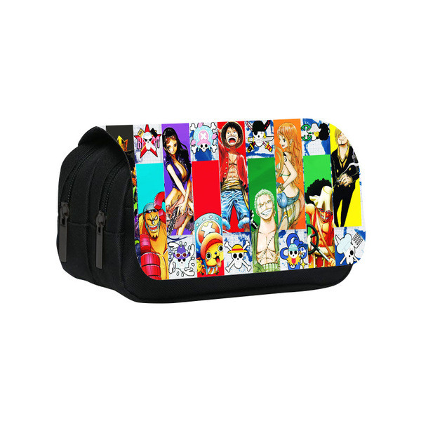 túi đựng bút hộp bút 2024 Bán Buôn ONE PIECE In Hai Lớp Hộp Đựng Bút Chì ONE PIECE ONE PIECE Sinh Vi