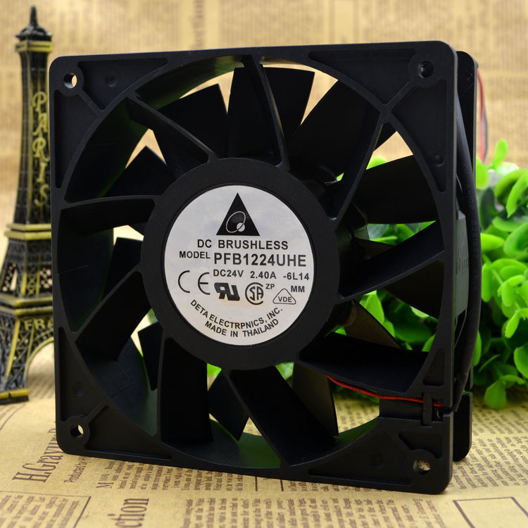 PFB1224UHE Thương Hiệu Mới Delta 12038 24V 2.40A 12CM Quạt Biến Tần Bạo Lực Âm Lượng Không Khí Cao