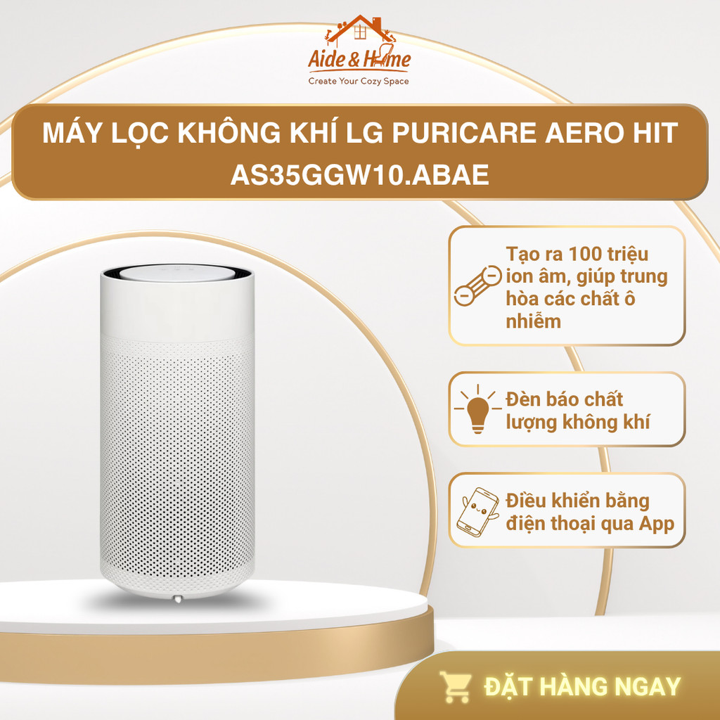 Máy lọc không khí LG PuriCare Aero Hit AS35GGW10.ABAE
