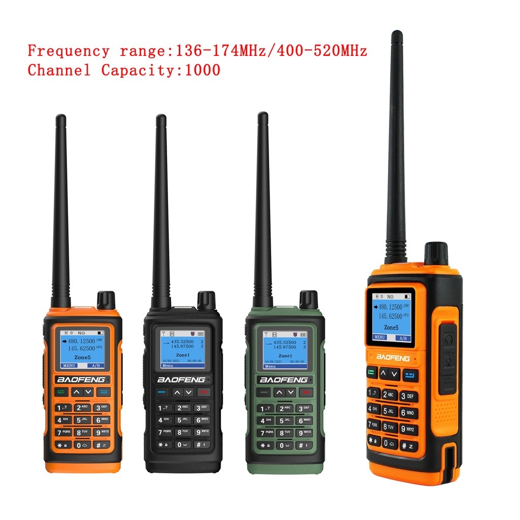 Bộ Đàm Hai Chiều Baofeng UV-17 Mới 2023, 10W, UHF VHF, 1000 Kênh