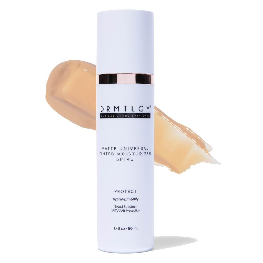DRMTLGY Matte Coloured Moisturizer SPF 46-with Wide Spectrum Ultraviolet Protection Anti-Aging Facia