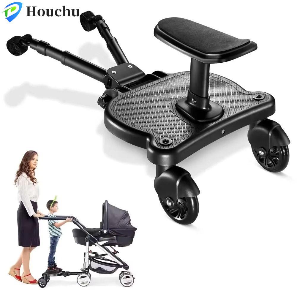 HOUCHU Xe Đẩy Bàn Đạp Adapter, Sáng Tạo Giữ 55lbs Xe Đẩy Đứng Ban, Phụ Kiện Cho Bé Tiện Lợi Đa Năng 