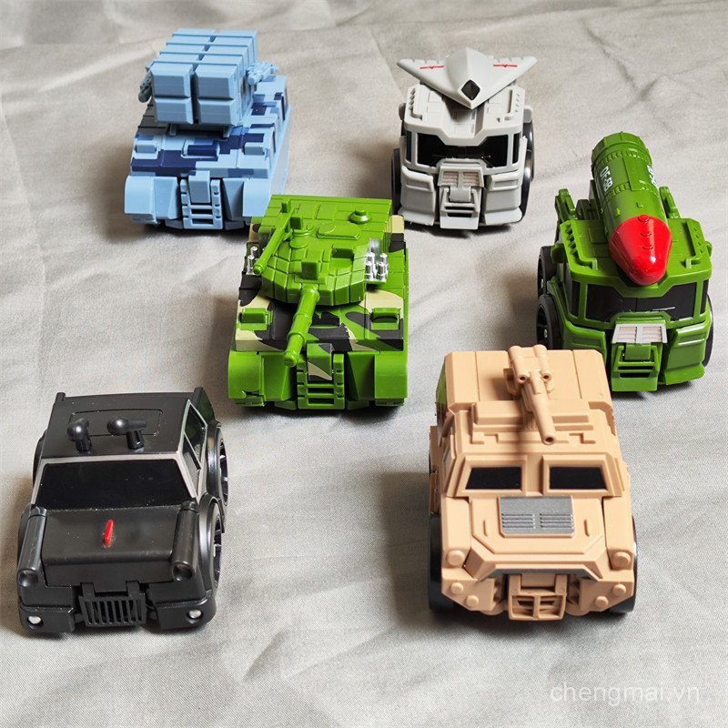 Đồ chơi biến hình Mini King Kong Car Bumblebee Robot Megatron M Sky Spider Red Commander Hình