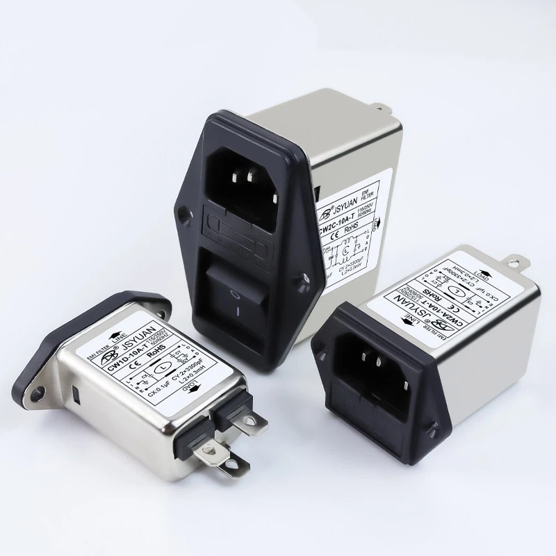 CW3 CW4L2 10A 20A 30A-S / T AC220V Bộ lọc nguồn AC một pha Bộ lọc hai giai đoạn đơn