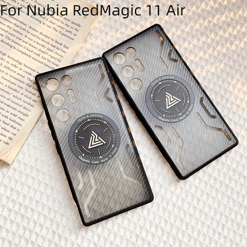 Dành Cho ZTE Nubia Red Magic 11 Air Case Siêu Mỏng & Nhẹ Tản Nhiệt Matte PC Cứng Từ Vỏ Điện Thoại Ch