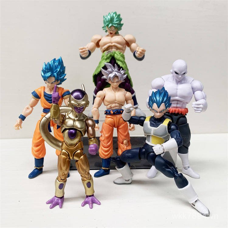 Dragon Ball Bandai Broly Goku Hình Dragon Ball Frieza Gillian Phiên bản Mỹ Nhân vật hành động