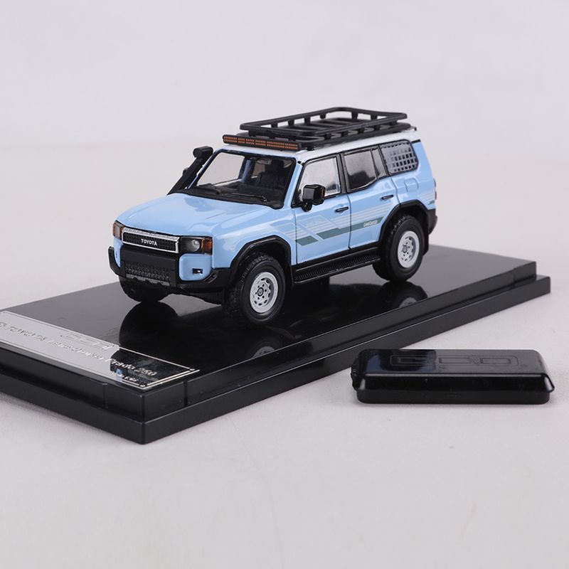GCD 1 / 64 Toyota Land Cruiser Prado 250 Hợp Kim Diecast Xe Mô Hình Đồ Chơi Quà Tặng Sinh Nhật