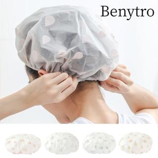 Mũ tắm chống thấm nước BENYTRO, Phụ kiện đồ dùng phòng tắm dày Phụ kiện Mũ tắm, Mũ mỹ phẩm thiết kế hai lớp EVA Mũ sấy tóc đôi dành cho nữ