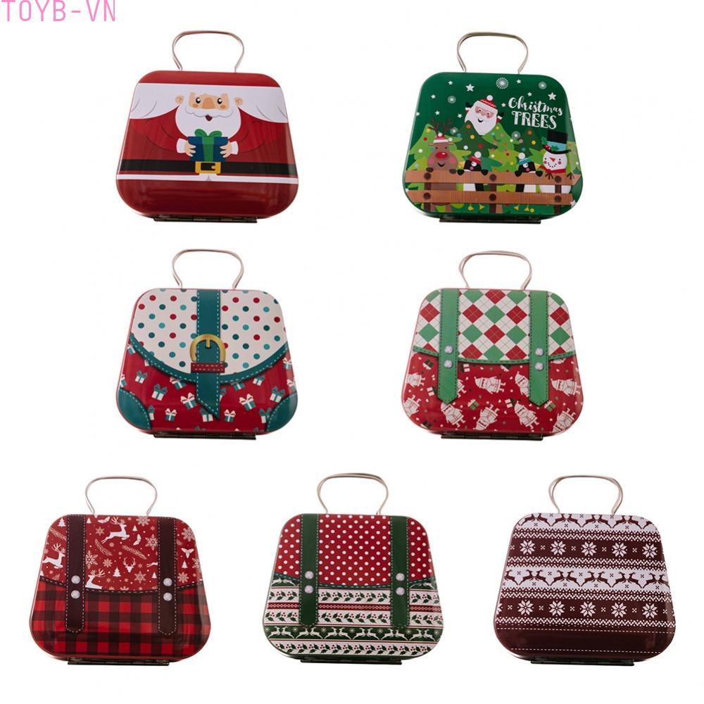 【TOYBOX】Stylish Holiday Cookie Storage Box Shaped Like a Handbag for Festivities