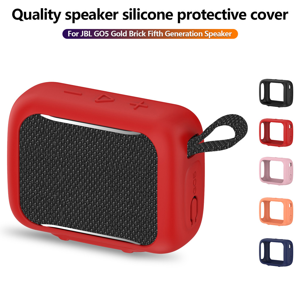 Dành Cho JBL GO 5 Vỏ Silicon Chống Sốc Bảo Vệ Da Cho JBL GO5 Vàng Gạch 5th Gen Loa Nhiều Màu