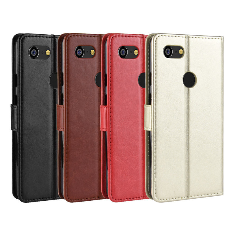 Ốp lưng da điện thoại di động Google PIXEL3 Google Pixel 3 XL Flip Phone Case Ví bảo vệ thẻ