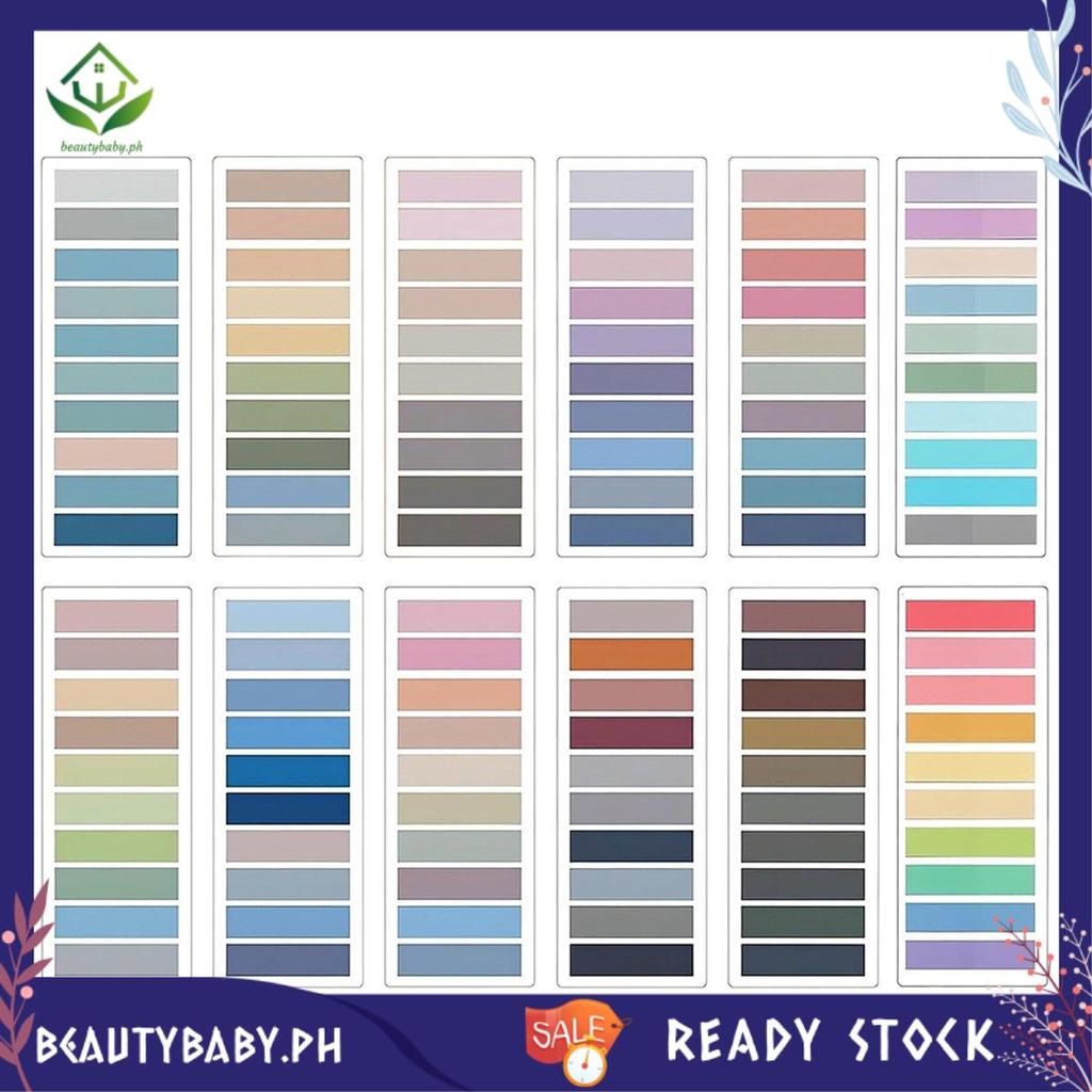 [beautybaby.ph] 2400 Tab dính, Tab ghi chú có thể ghi 120 màu cho chất kết dính, Tab chú thích, Dấu 