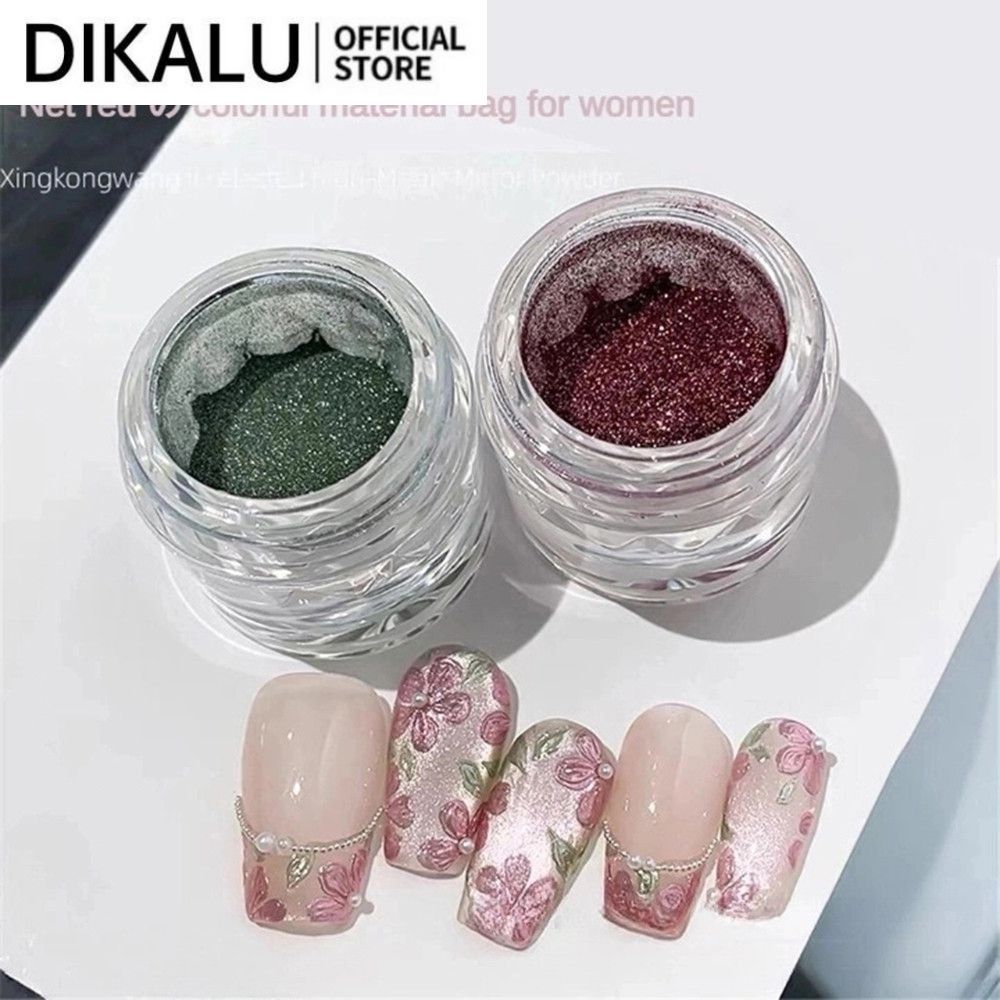 Shine Nail Art Magic Mirror Powder Blooming Flower Material Pack Handpainted 3D Flower Nail Powder P