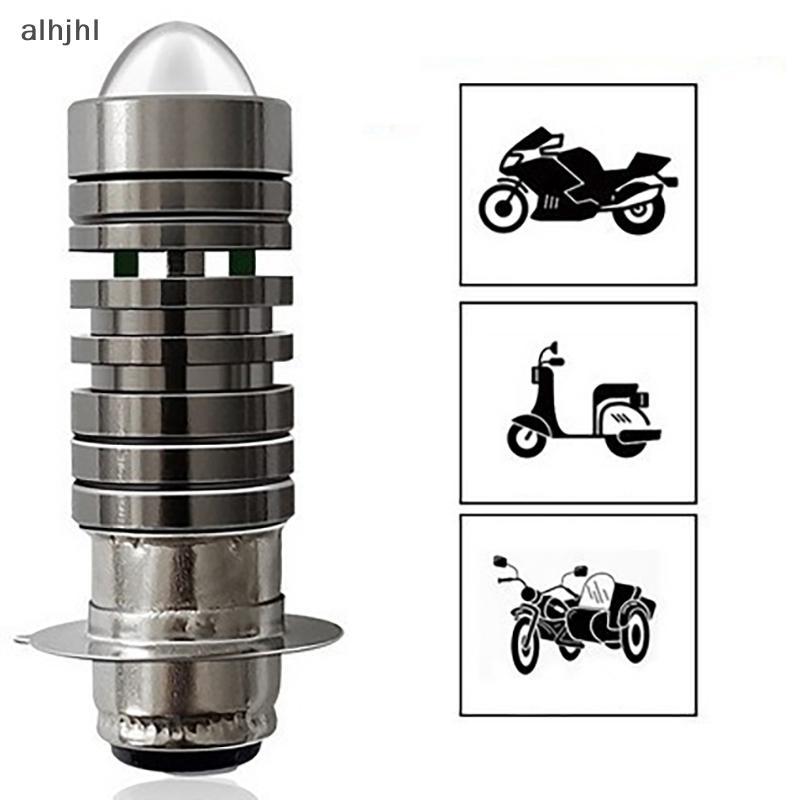 AL Universal 12V Dual Color Headlight Bulbs P15D H6 PX15D LED Motorcycle Headlight H6 Scooter Motobi