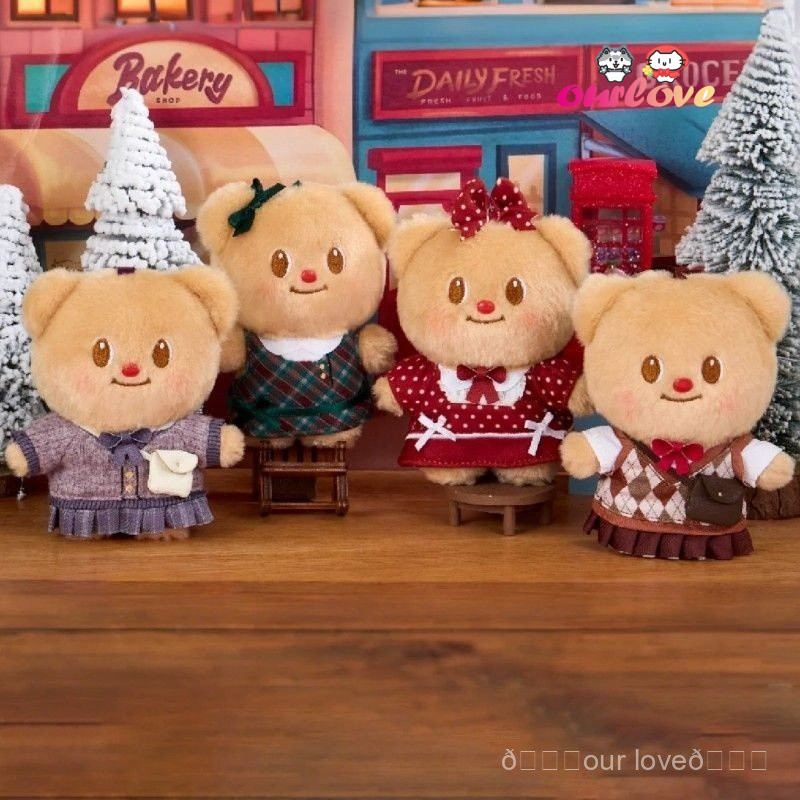 Chính Hãng Dễ Thương Butterbear Retro Series Sáng Tạo Trang Phục Búp Bê Móc Khóa Butterbear Sang Trọ