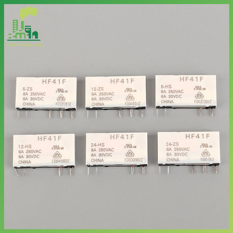 Uloverun HF41F-24-ZS HF41F-12-ZS HF41F-5-ZS HF41F-5-HS HF41F-12-HS HF41F-24-HS Rơle công nghiệp Rơle