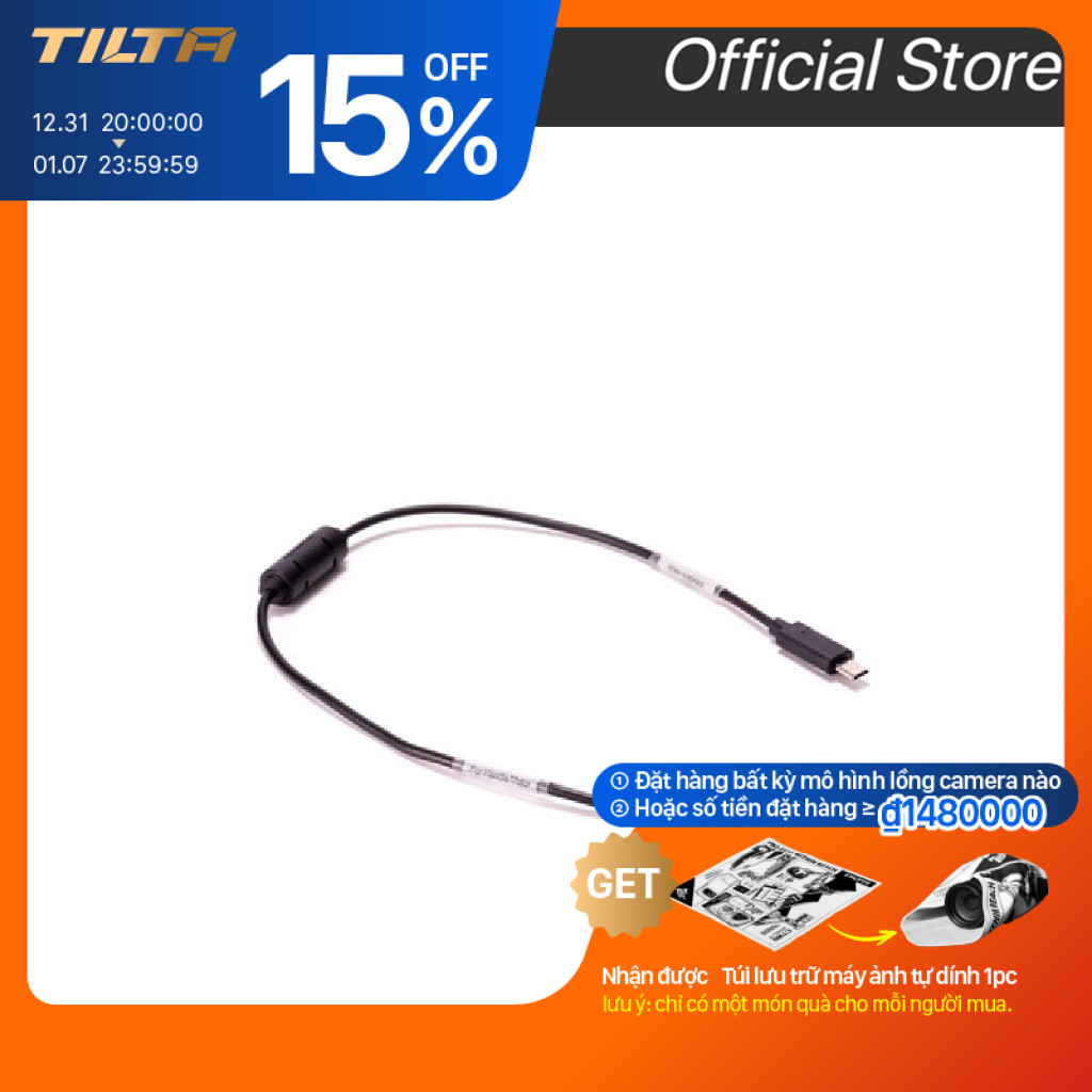 Phụ kiện chụp ảnh TILTACáp chạy / dừng USB-C Dòng A6 / A7 / A9 tương thích với DJI RS2 cho Sony, dàn
