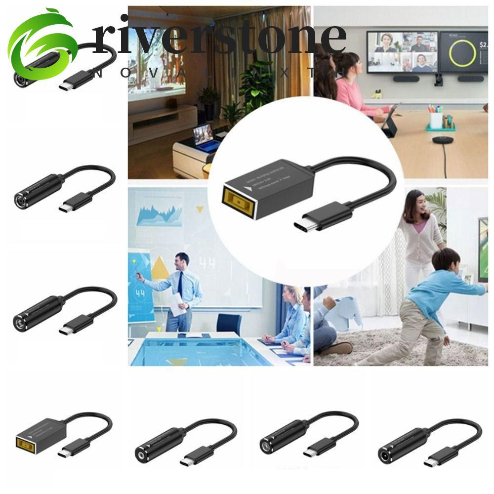 Cáp sạc RIVERSTONE Type-C sang DC Jack, Cáp sạc DC sang Type-C 5 / 9 / 20V PD đầu ra DC sang Type-C,