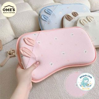 Gối Cao Su Thông Hơi Hãng OME'S Cho Bé Chất Liệu Mềm Mịn Thoáng Khí Giúp Bé Ngủ Ngon Cho Bé 1 Tháng- 2 Tuổi
