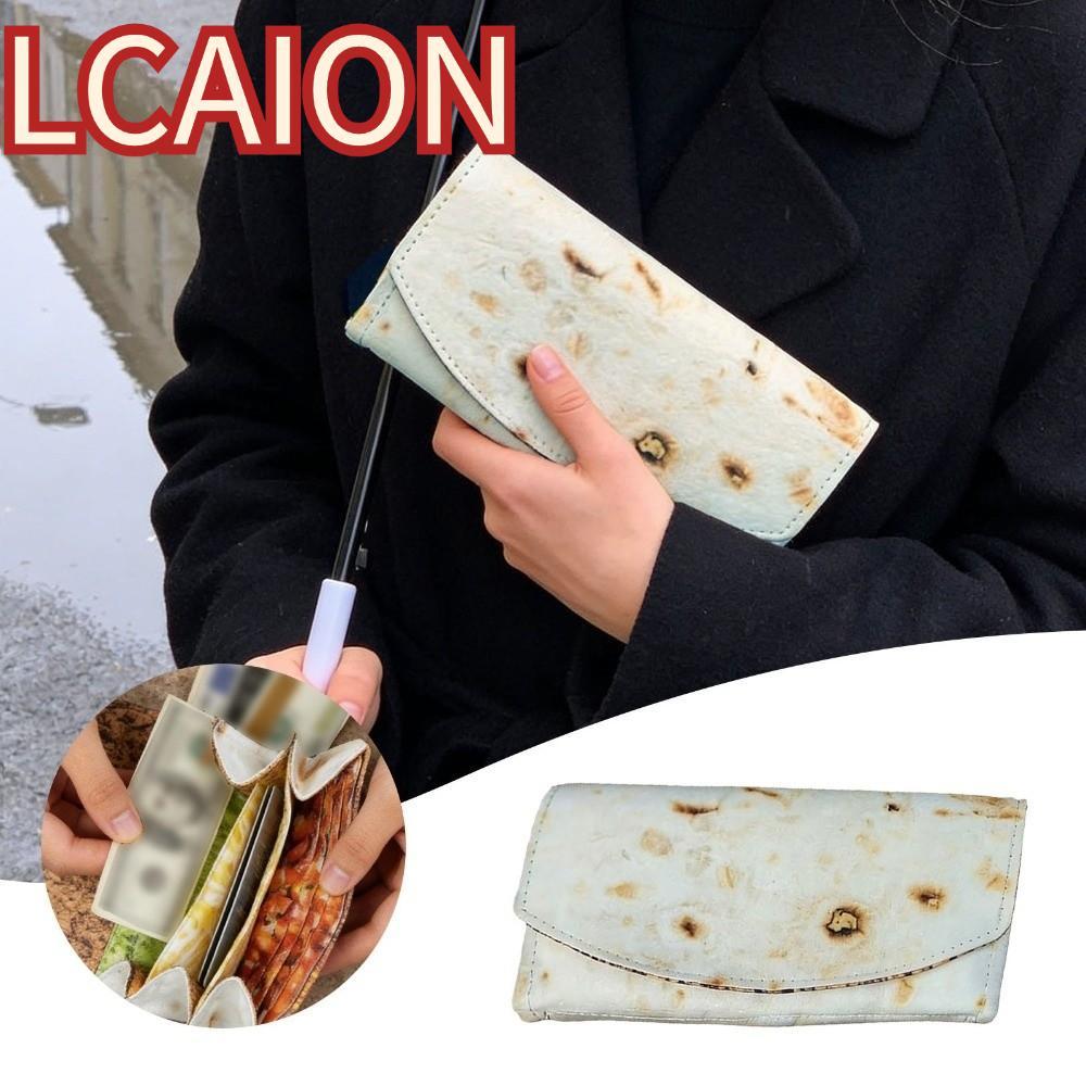 Ví LCAION Burrito, Kẹp tiền xu nhiều ngăn Burrito, Quà tặng có thể gập lại có khe cắm thẻ