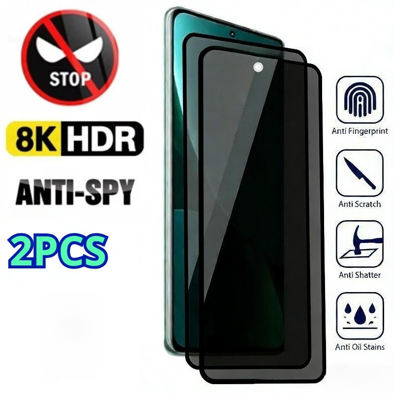 1-2 Chiếc Dành Cho HTC U23Pro U23 U20 5G Pro Chống Gián Điệp Riêng Tư Kính Cường Lực Cho HTC Desire 