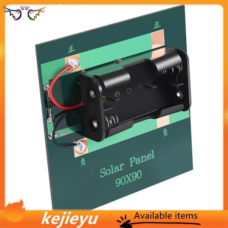 1W 4V Sạc Pin AA Pin Sạc Pin Năng Lượng Mặt Trời Có Đế Cho 2xAA Pin Sạc Trực Tiếp