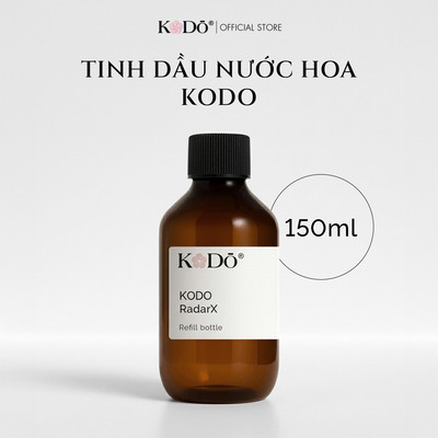 Tinh Dầu Nước Hoa KODO Dành Cho Máy RadarX - Tổng Hợp Nhiều Mùi Hương Sang Trọng Size 150ml Chai Nhựa Không Hộp