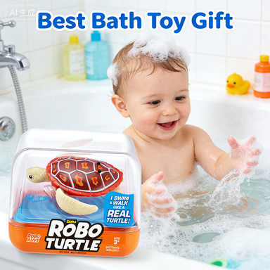 Rùa bơi robot Robo Alive của ZURU Robo Alive Đồ chơi kích hoạt nước chạy bằng pin Thú cưng robot độc