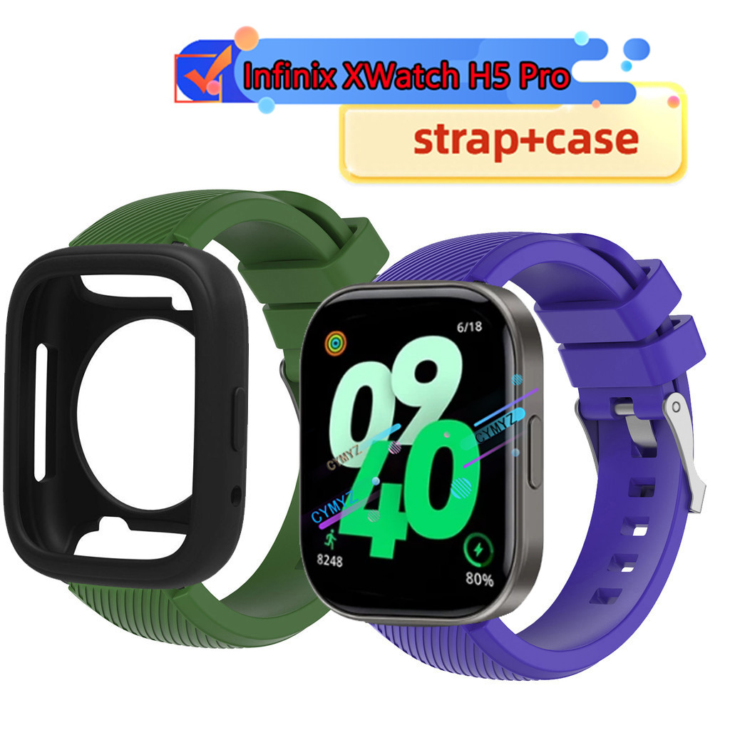 Ốp lưng Infinix XWatch H5 Pro Bảo vệ màn hình Infinix XWatch H5 Pro Dây đeo silicon Infinix XWatch H