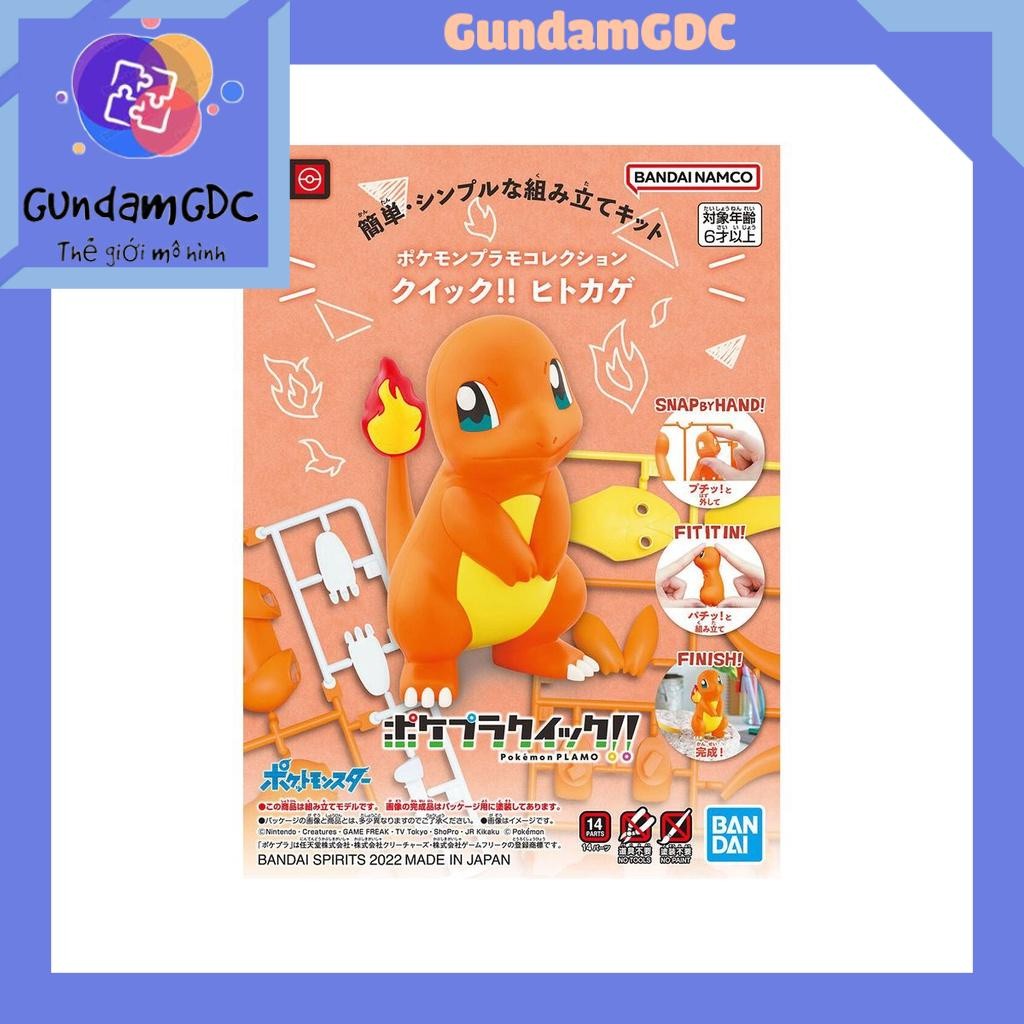Mô hình lắp ráp Pokémon PLAMO COLLECTION QUICK 11 Charmander Bandai 4573102633668 GundamPromax