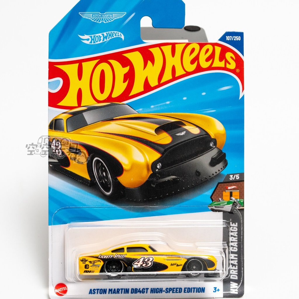 Không. 107 ASTON MARTIN DB4GT ASTON MARTIN Vàng Hot Wheels Hợp kim Xe thể thao nhỏ