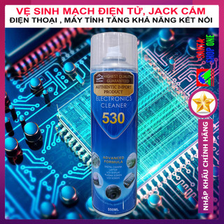 Xịt làm sạch tiếp xúc đa năng 530 - Máy làm sạch điện tử môi trường OPULA cho ống kính máy ảnh, bàn phím, công tắc