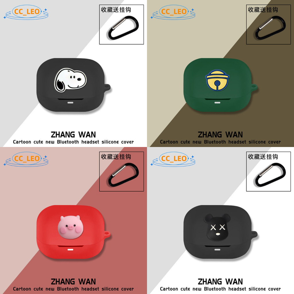 for EarFun Air Pro 4+ Case EarFun Air Pro 4 Plus Cartoon Piggy Bear Cute Astronaut Silicone Soft Cas