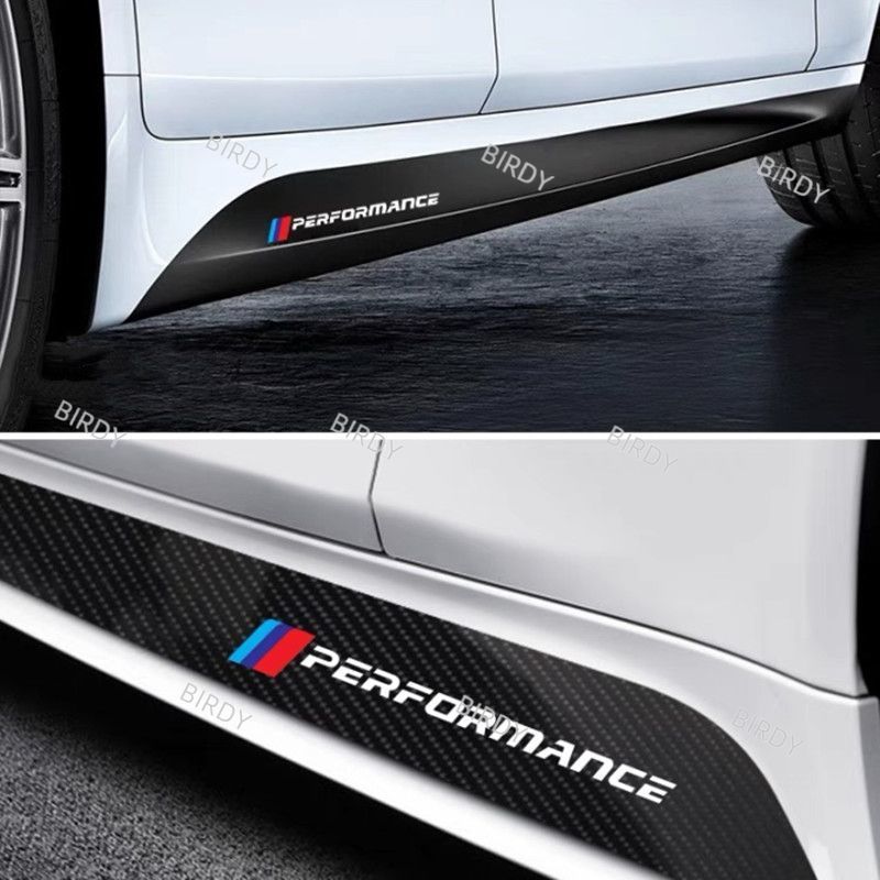 BIRDY Cho Xe BMW 3 Series GT 1 2 4 5 Series X5M X6M Sợi Carbon Bên Váy Dán Decal