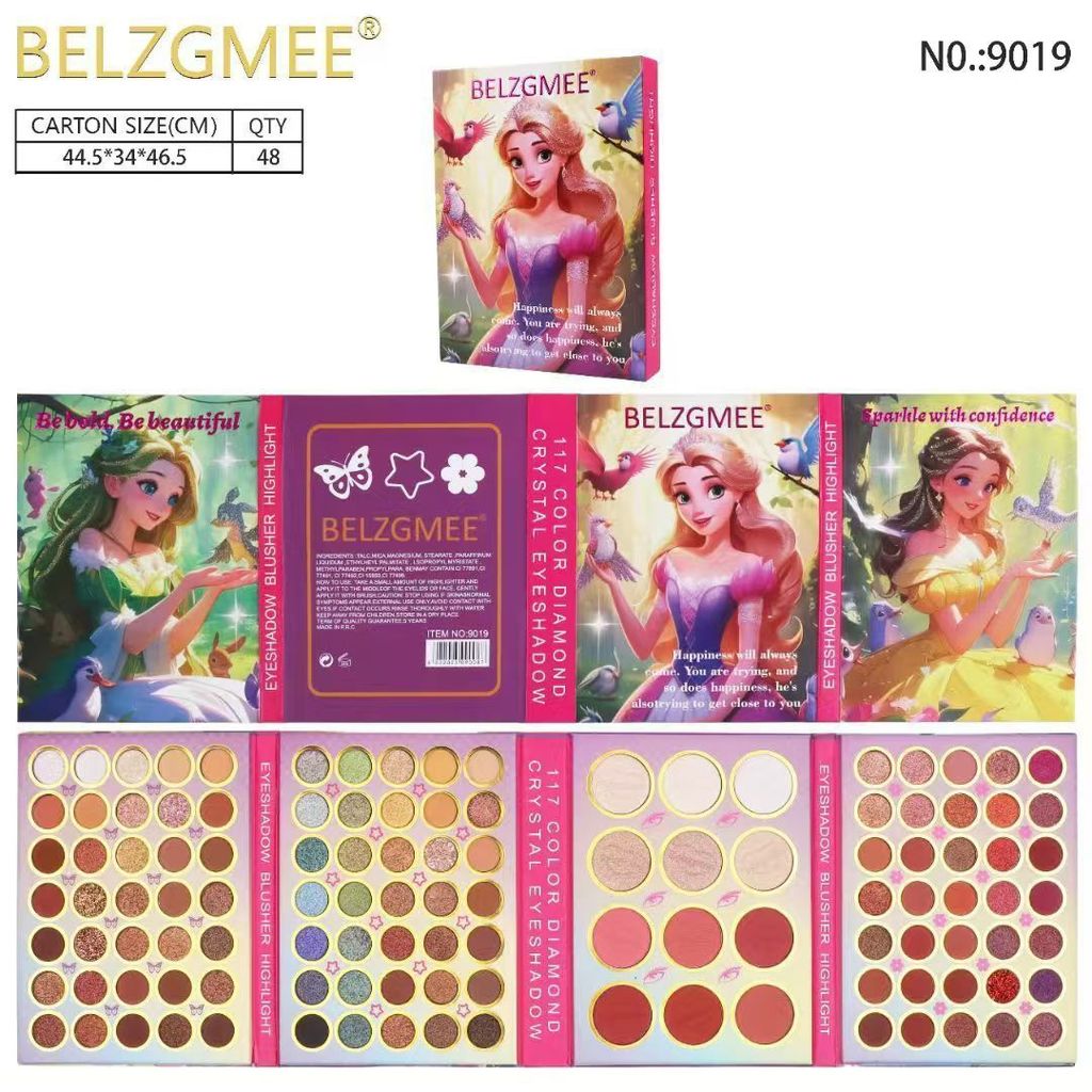 Pearlescent shimmer new eyeshadow palette in earth tones is a bestseller belzgmee Matte color eyesha