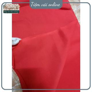 Vải phin đỏ , vải điều đỏ, vải làm băng rôn, vải đỏ phủ tượng, vải đỏ làm lễ ( khổ 75cm)