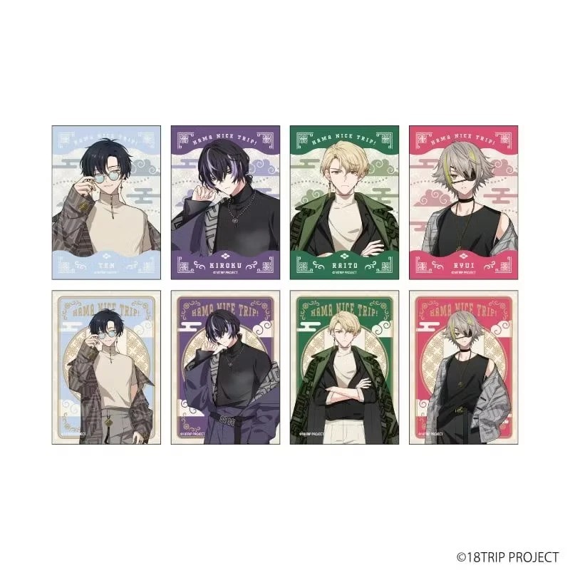 Standee Game 18TRIP Mô Hình Acrylic Hamasaki Momiji Kaede Renga Ten Kiroku Raito Ryui Trang Trí Bàn 