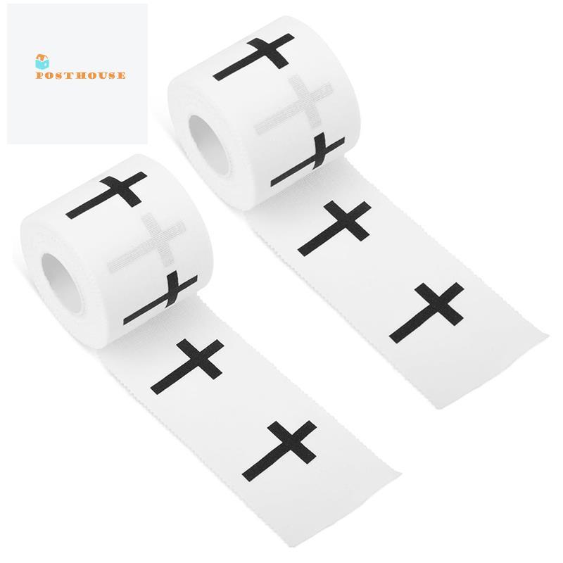 Christian Athletic Tape - Băng Thể Thao Cotton cho Cổ Tay, 2 Cuộn x 23 Feet