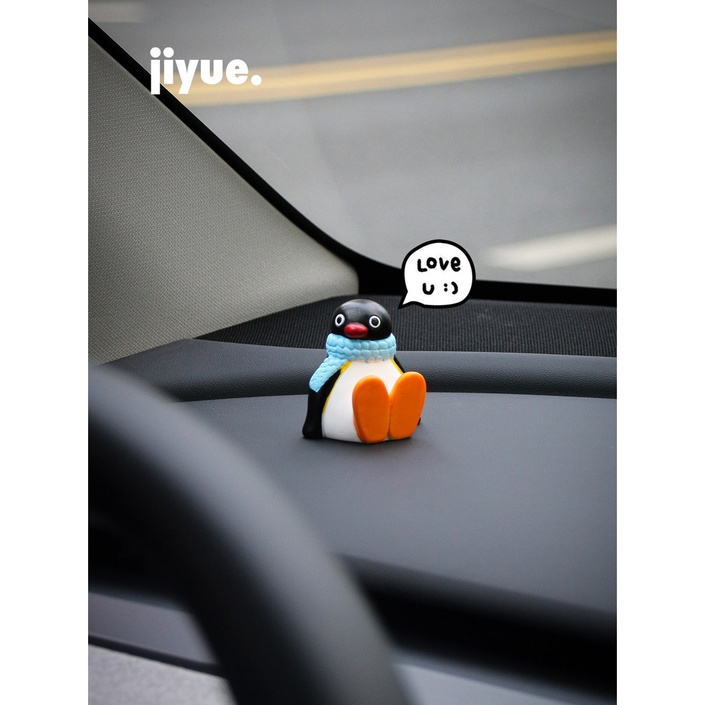PINGU ngộ nghĩnh trang trí màn hình ô tô sáng tạo cao cấp PINGU dễ thương trang trí xe hơi PINGU UEH