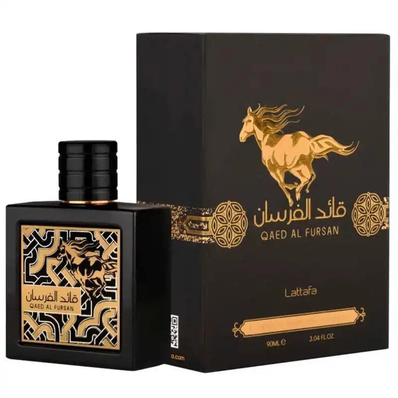 Lattafa Qaed Al Fursan Eau De Parfum 3.04FL.OZ Hoa Hương Thơm Quà Tặng Nước Hoa Hương Thơm Unisex Bl