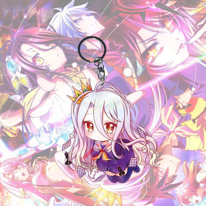 Gantungan Kunci Anime No Game No Life Shiro - Ganci - Key Chain - 01
