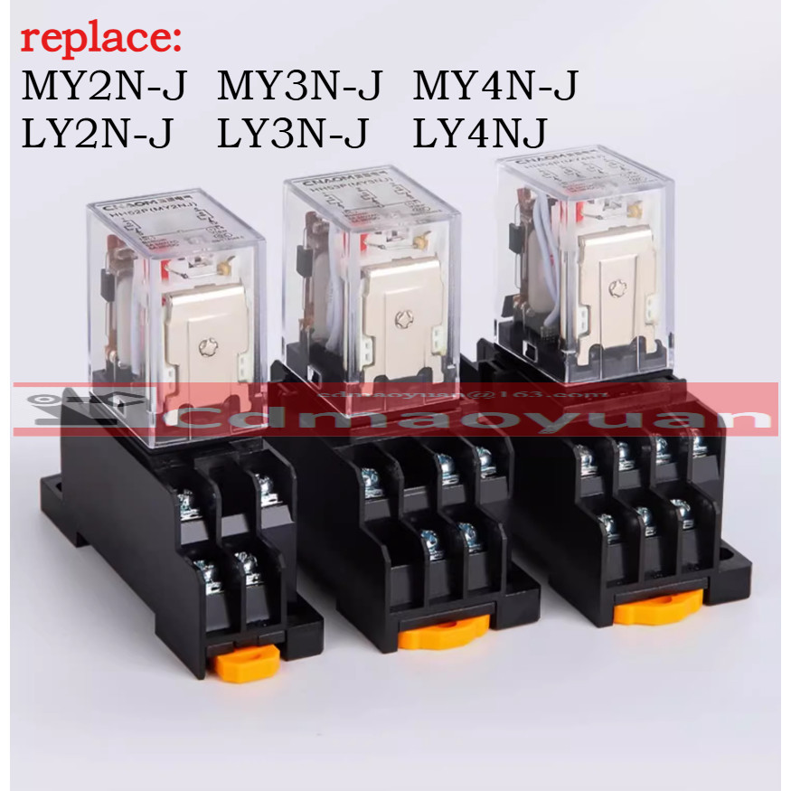 Rơle trung gian nhỏ AC DC MY2N-J MY3N-J MY4N-J LY2N-J LY3N-J LY4N-J