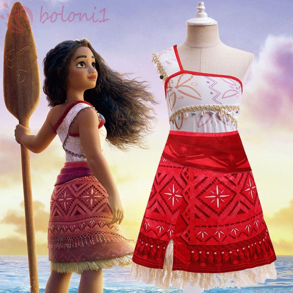 Moana Cosplay Trang Phục, Phim Anime Hình Moana 2 Cosplay Đầm, Thời Trang Halloween Vỏ Tua Rua Quần 