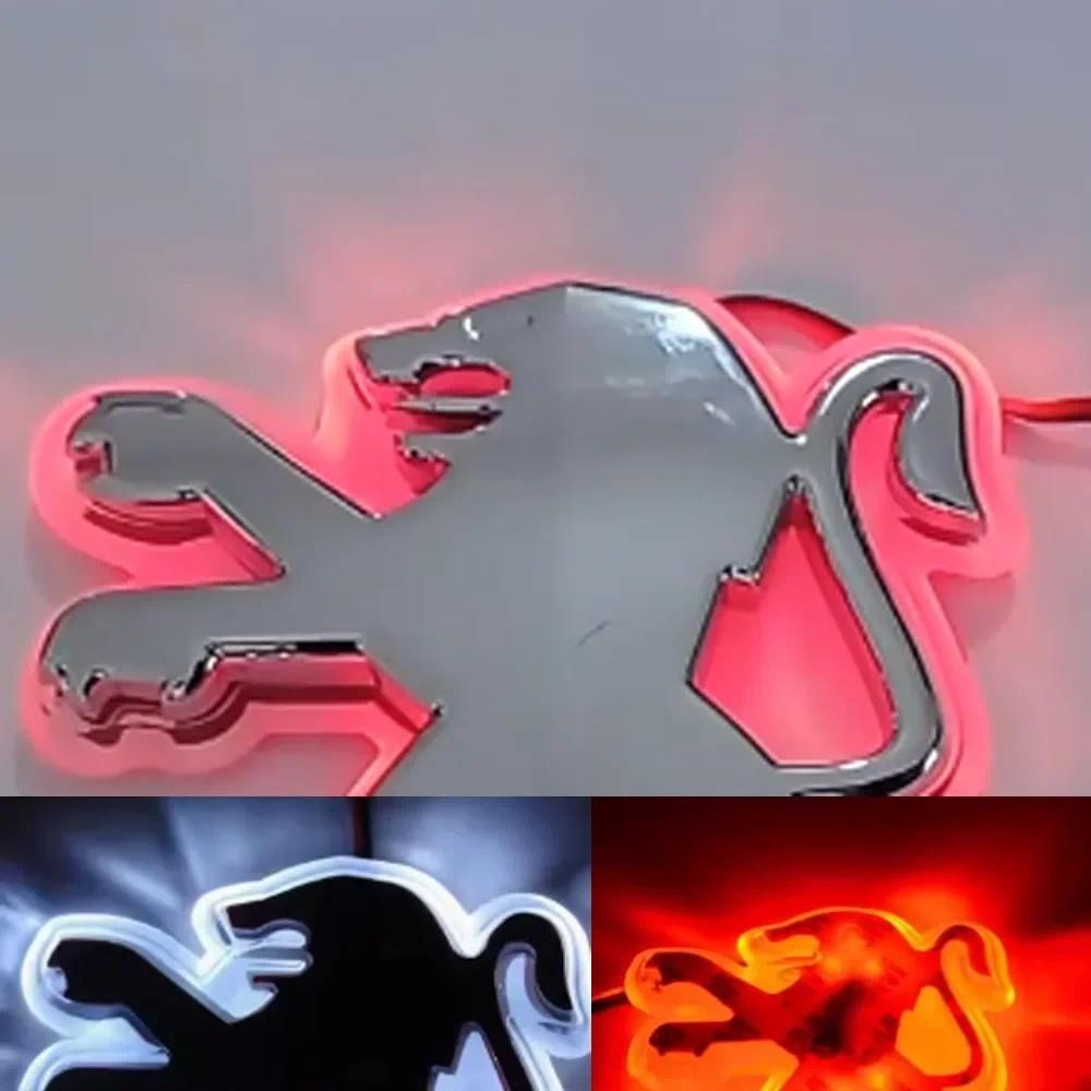 Đèn LED Trunk Huy Hiệu Đèn LED Biểu Tượng Phía Sau Cho Xe Đạp Peugeot 308S 3008 508 5008 2008 206 20