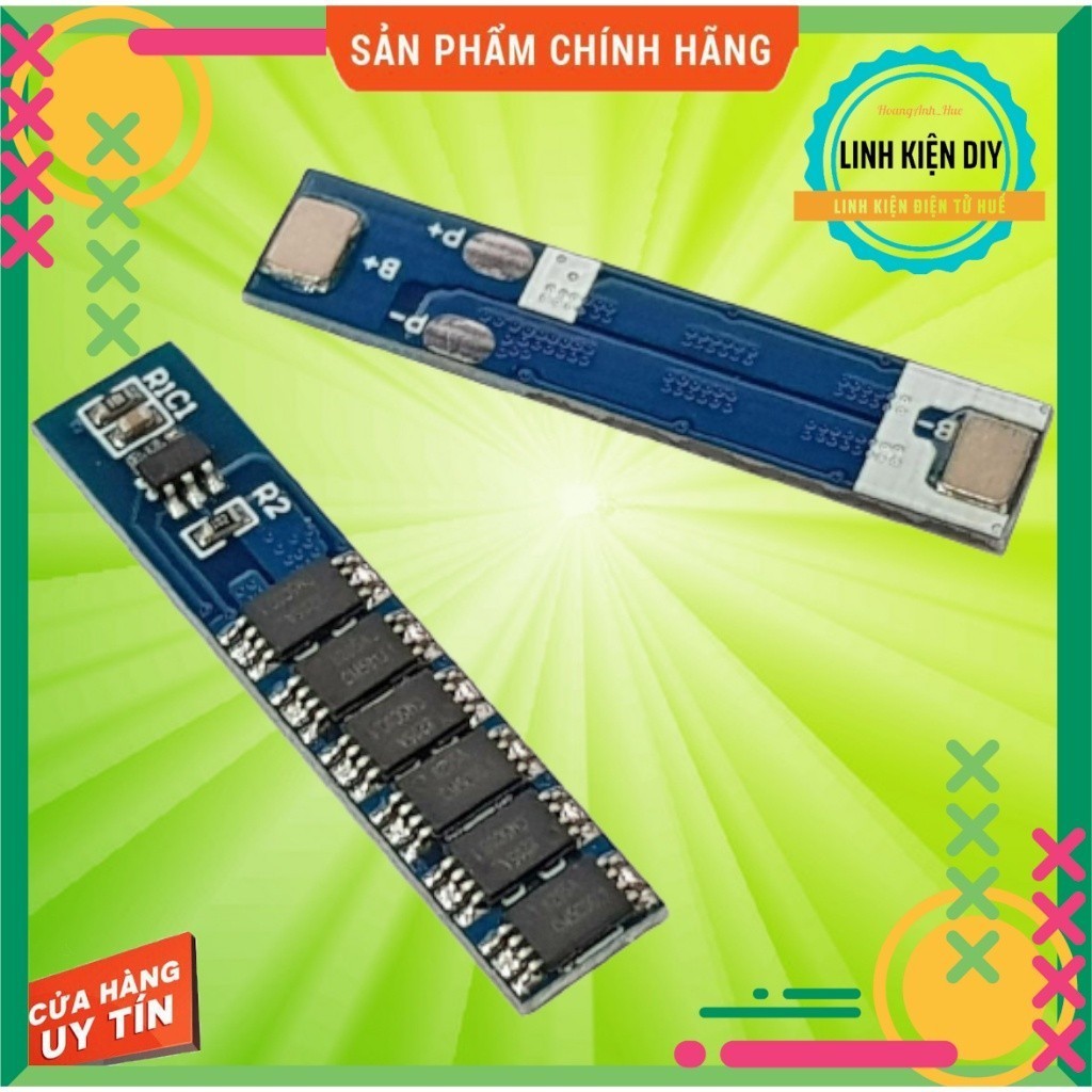 Mạch bảo vệ pin 1S 12A - 3.2V 6 mos tối đa 15A