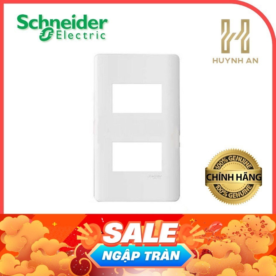 (SE) Mặt che cho 2 thiết bị size S dòng Zencelo A - Schneider Electric - A8402S_WE_G19 A8402S_SZ_G19