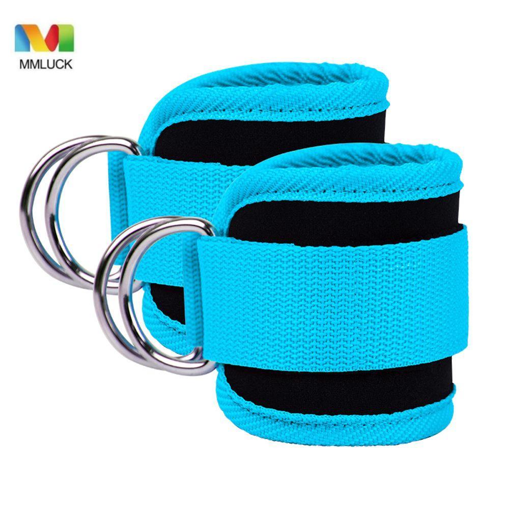 MMLUCK Đôi D-Ring Vòng Mắt Cá Cho Tập Gym và Glute