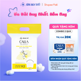  Bông tẩy trang làm sạch da Bông Bạch Tuyết Calla mềm mịn  250gr túi  