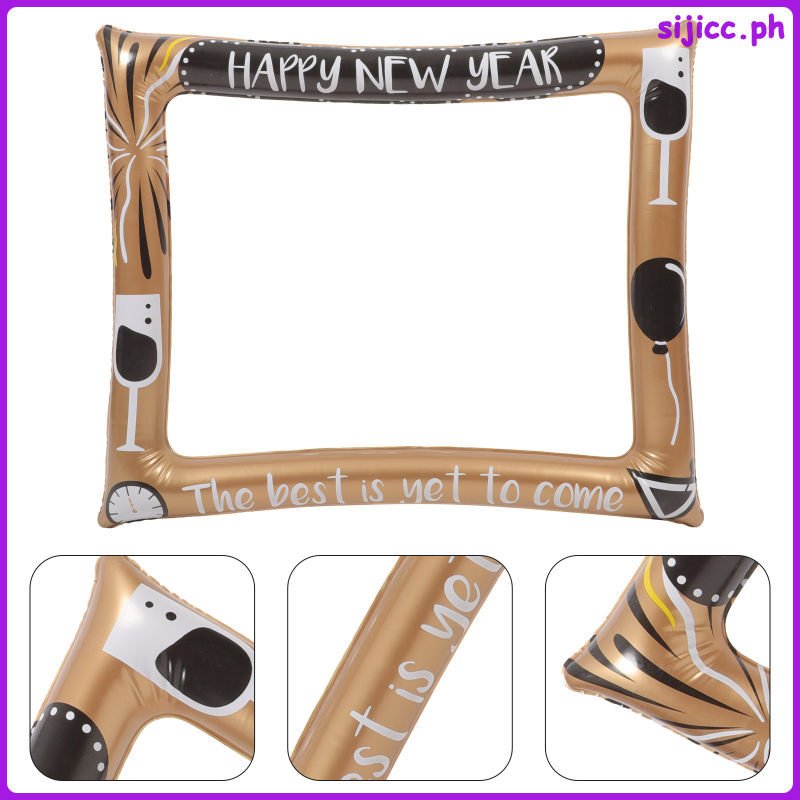 Tiệc Ảnh Booth Chống Đỡ Đạo Cụ Selfie Khung Giáng Sinh Bơm Hơi Khung Photobooth sijicc