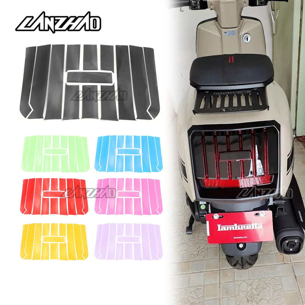 Dành Cho Lambretta X300 X125 X250 Đuôi Đèn Bảo Vệ Phim Phía Sau PVC